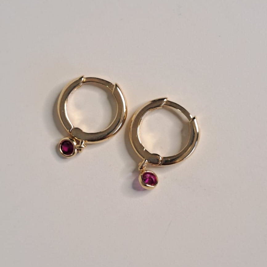 Brinco Infantil Ponto de Luz Pink