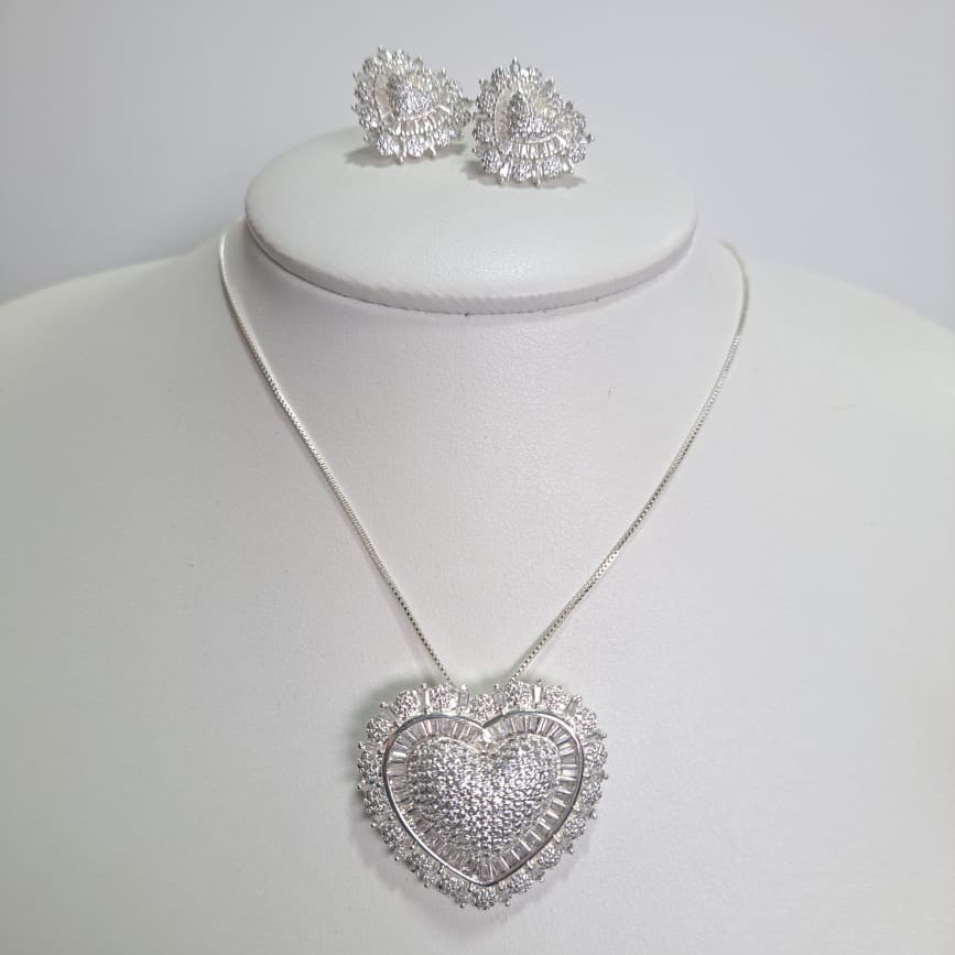 Colar Queen Zircônias PL