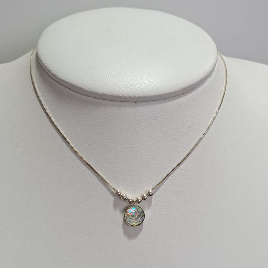 Colar Prata Sereia Madrepérola