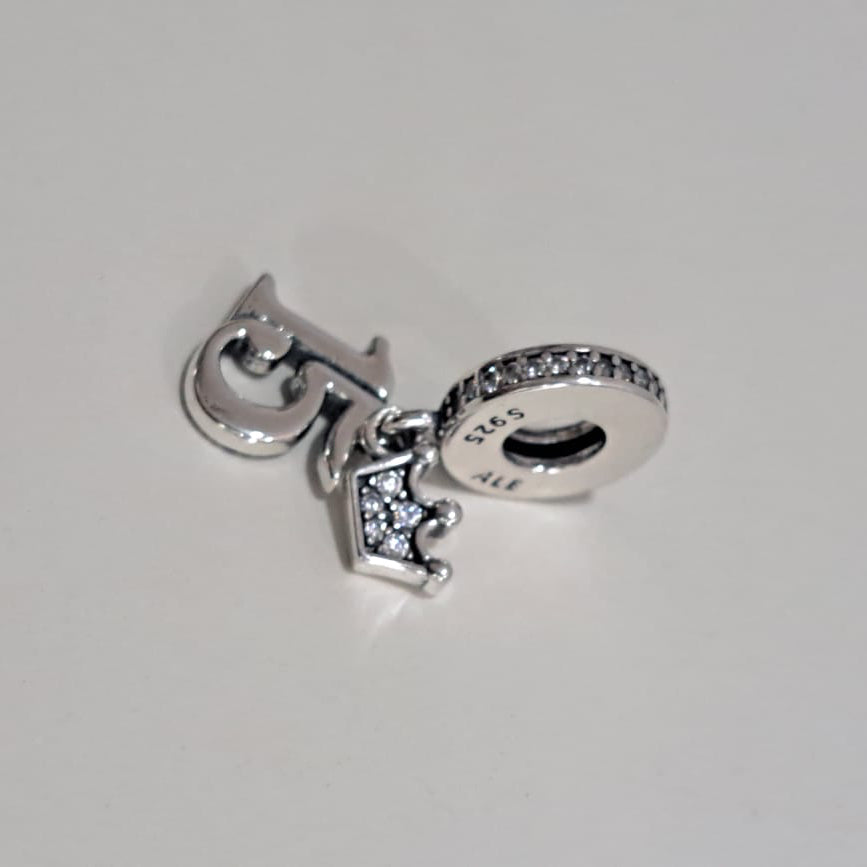 Berloque Coleção Dora 15 anos Coroa Cravejada