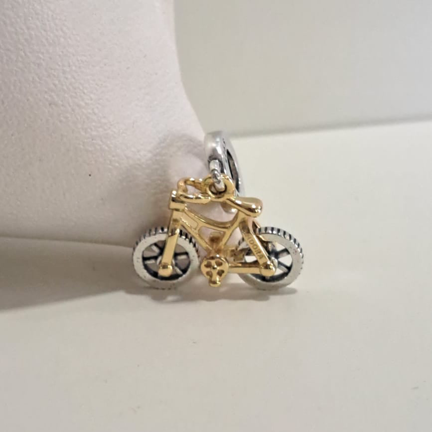 Berloque Coleção Dora Bicicleta Amarelo