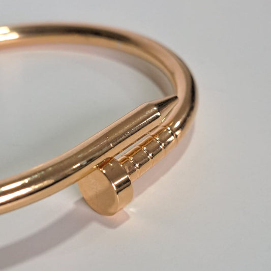 Bracelete Prego Click Dourado