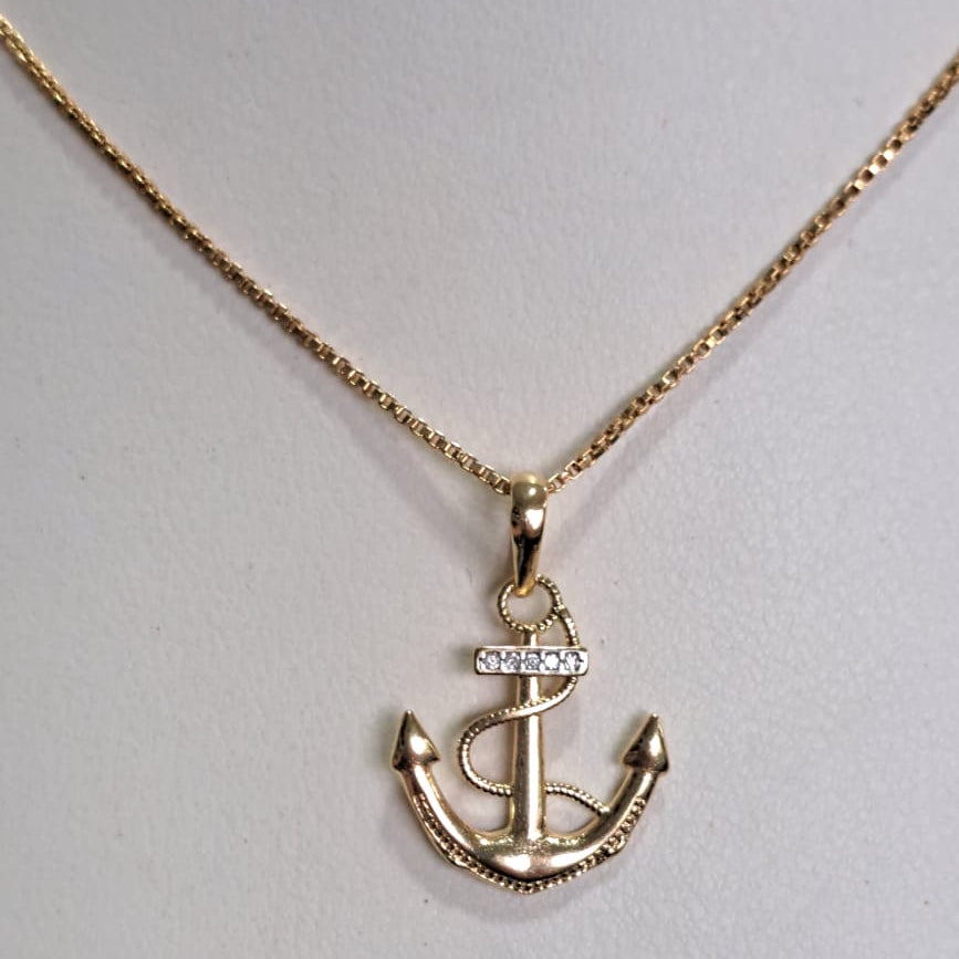 Colar Veneziana Âncora CD