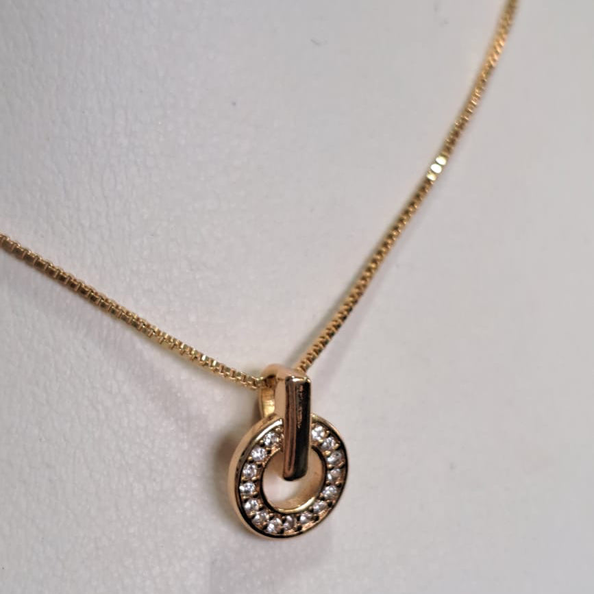 Colar Veneziana Elo Cravejado