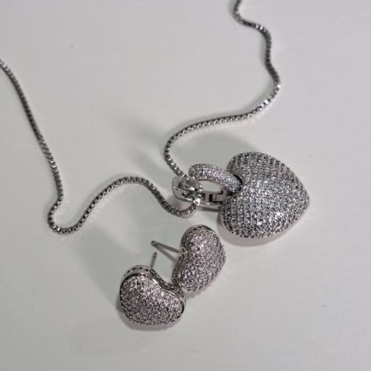 Conjunto Especial Coração Zircônias
