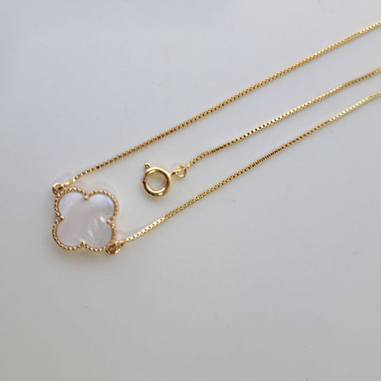 Colar Madrepérola Trevo