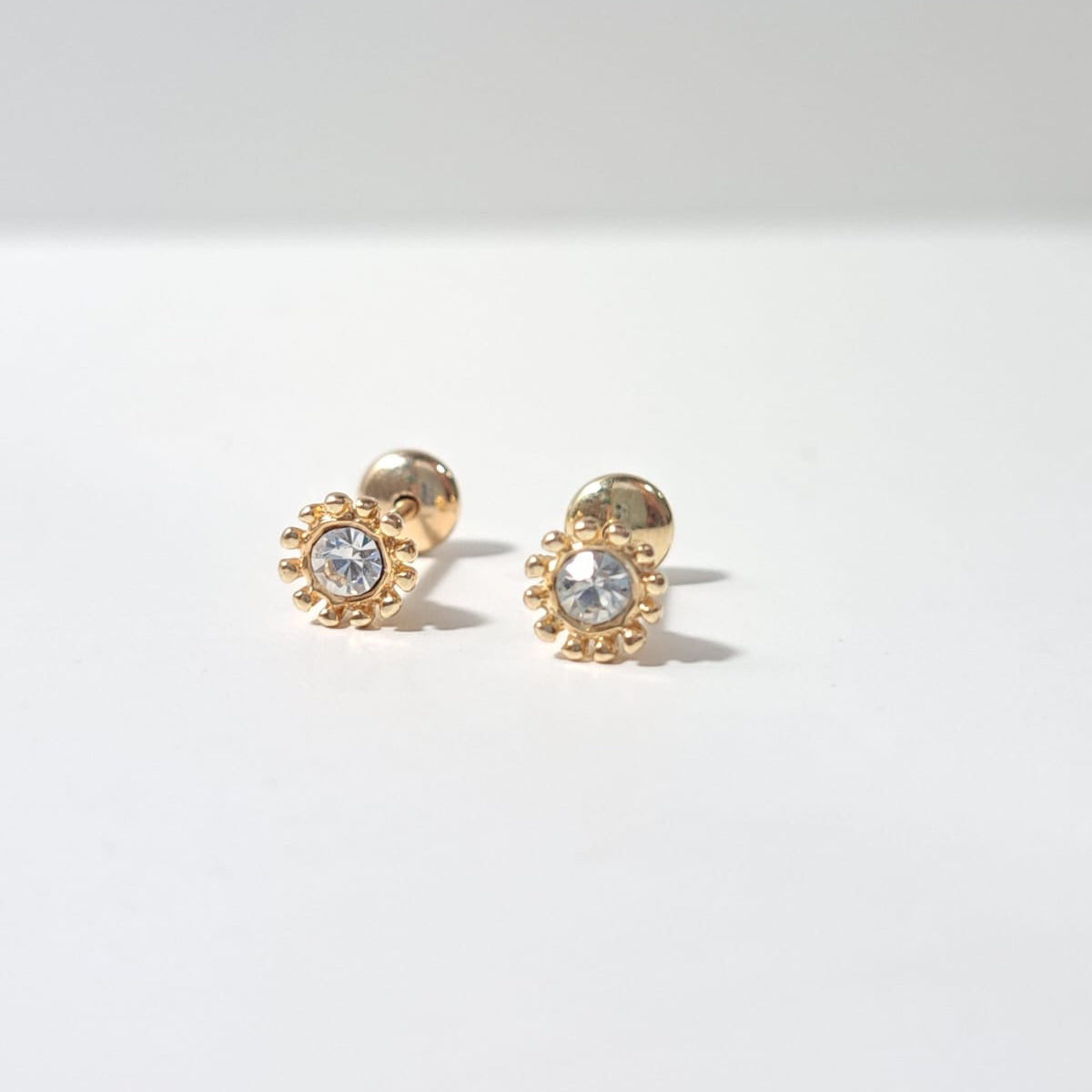 Brinco Baby Sol Zircônias