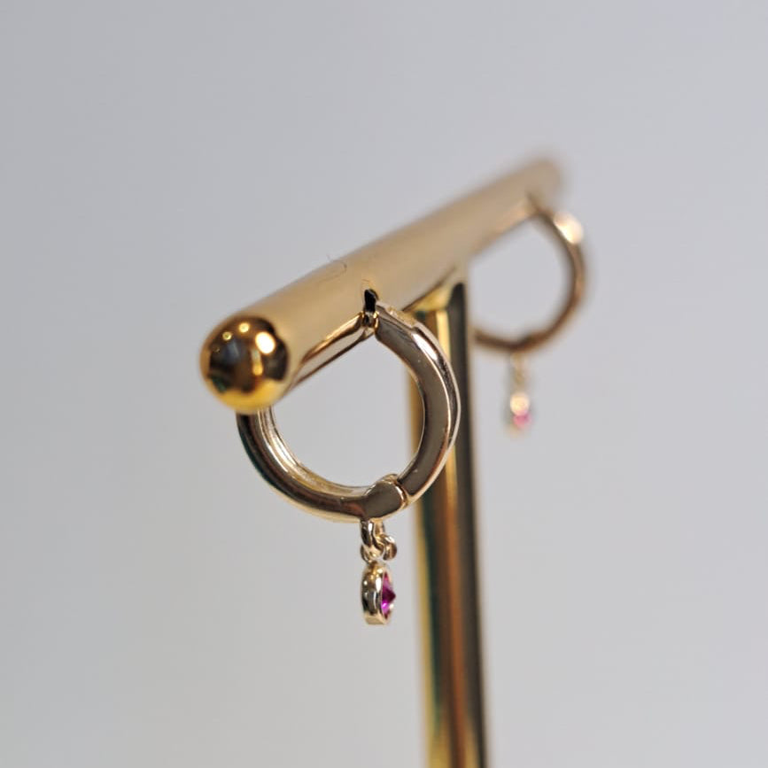 Brinco Infantil Ponto de Luz Pink