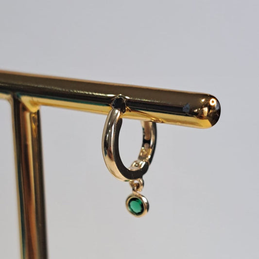 Brinco Infantil Ponto de Luz Verde