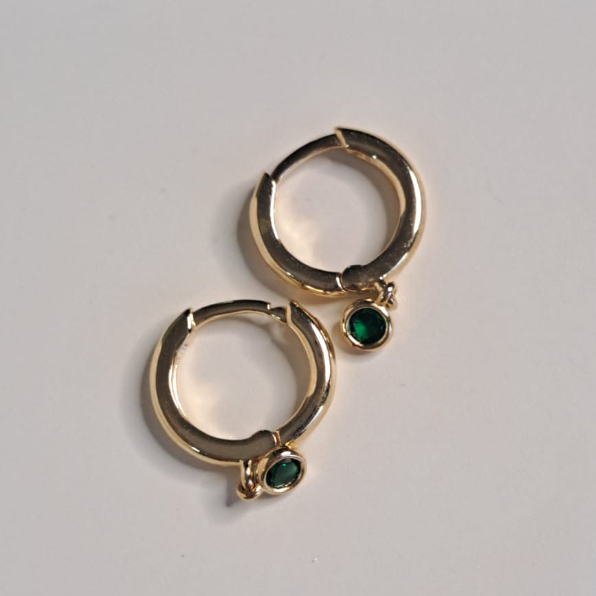 Brinco Infantil Ponto de Luz Verde