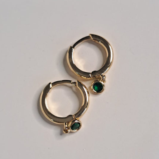 Brinco Infantil Ponto de Luz Verde