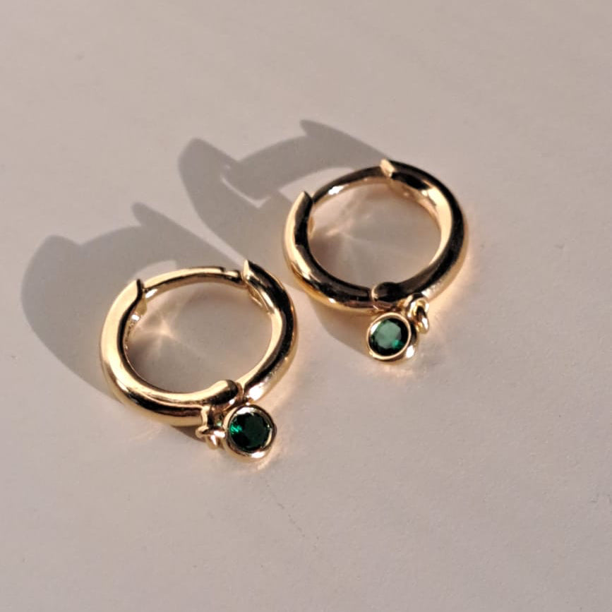 Brinco Infantil Ponto de Luz Verde