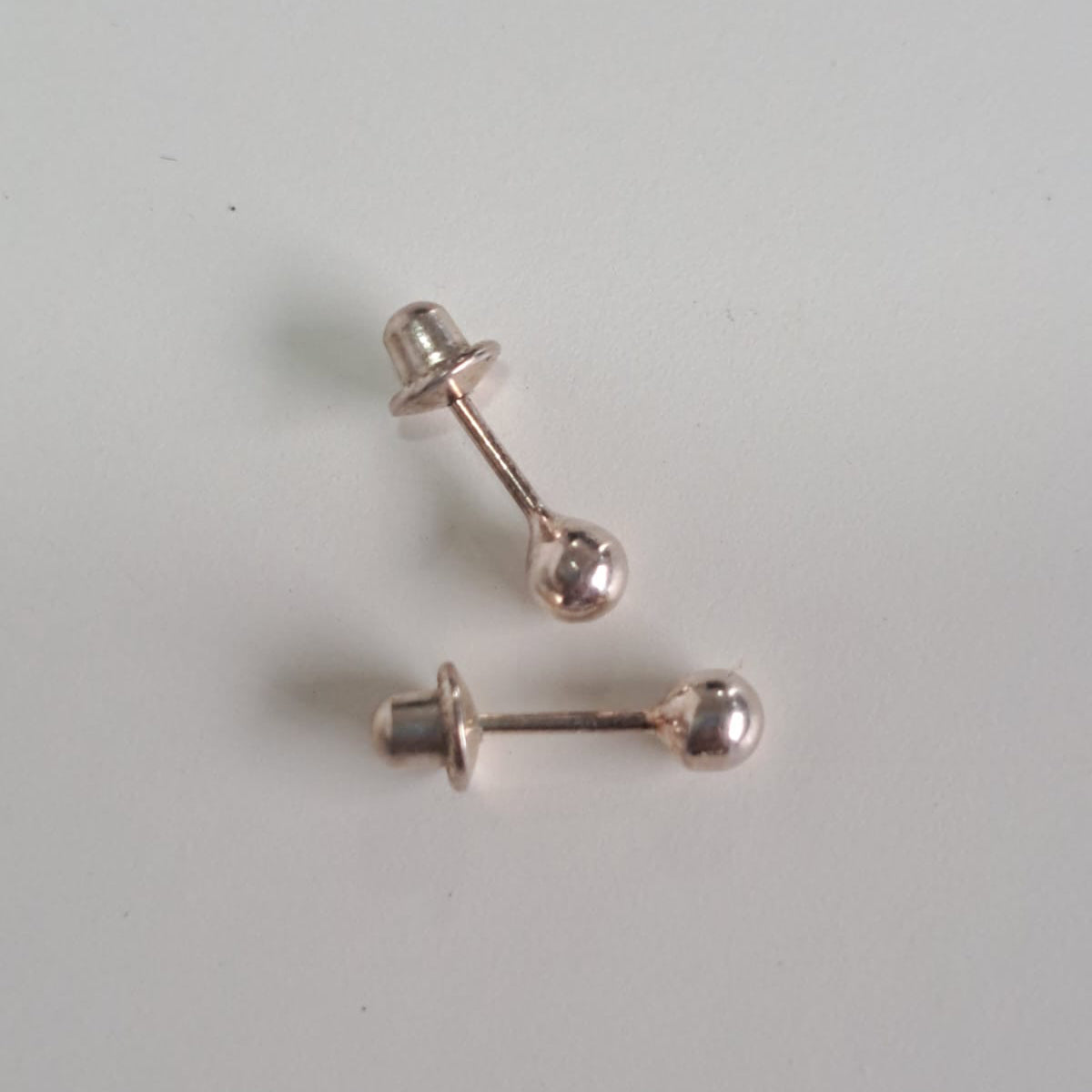 Brinco Baby Bolinha Prata 925