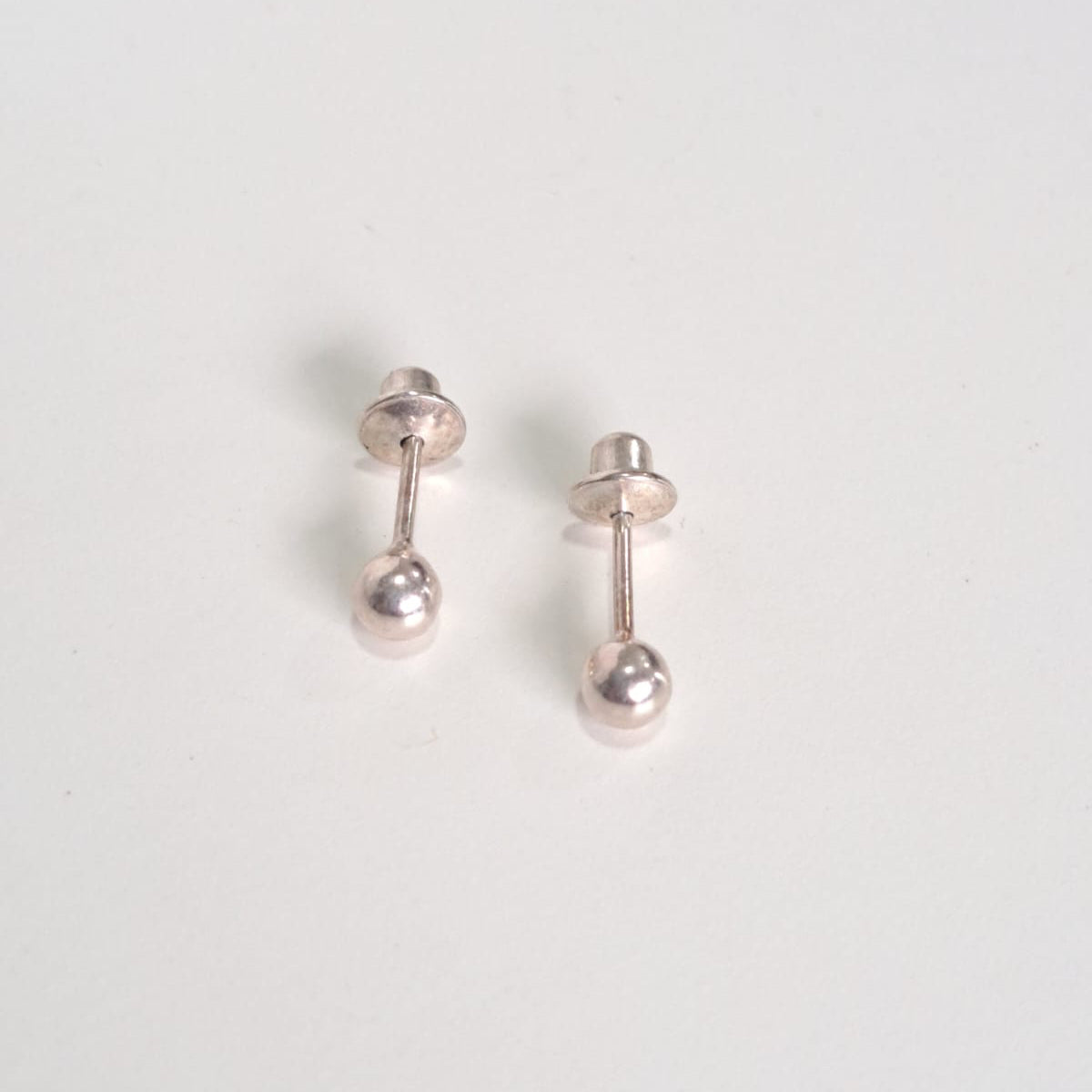 Brinco Baby Bolinha Prata 925