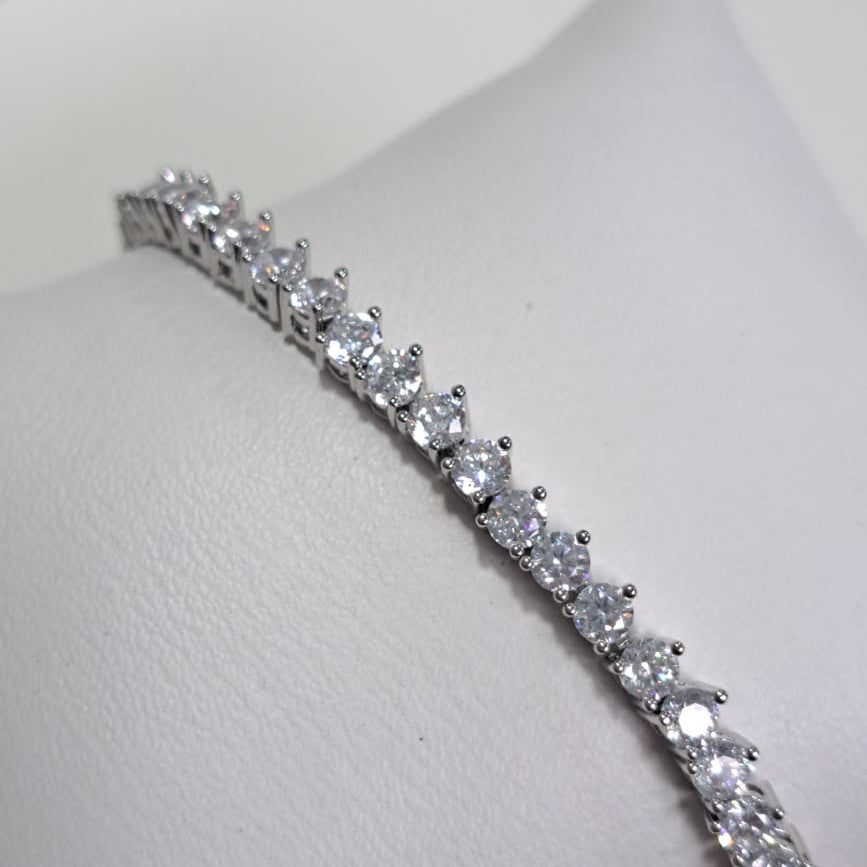 Pulseira Riviera 3 P Ródio