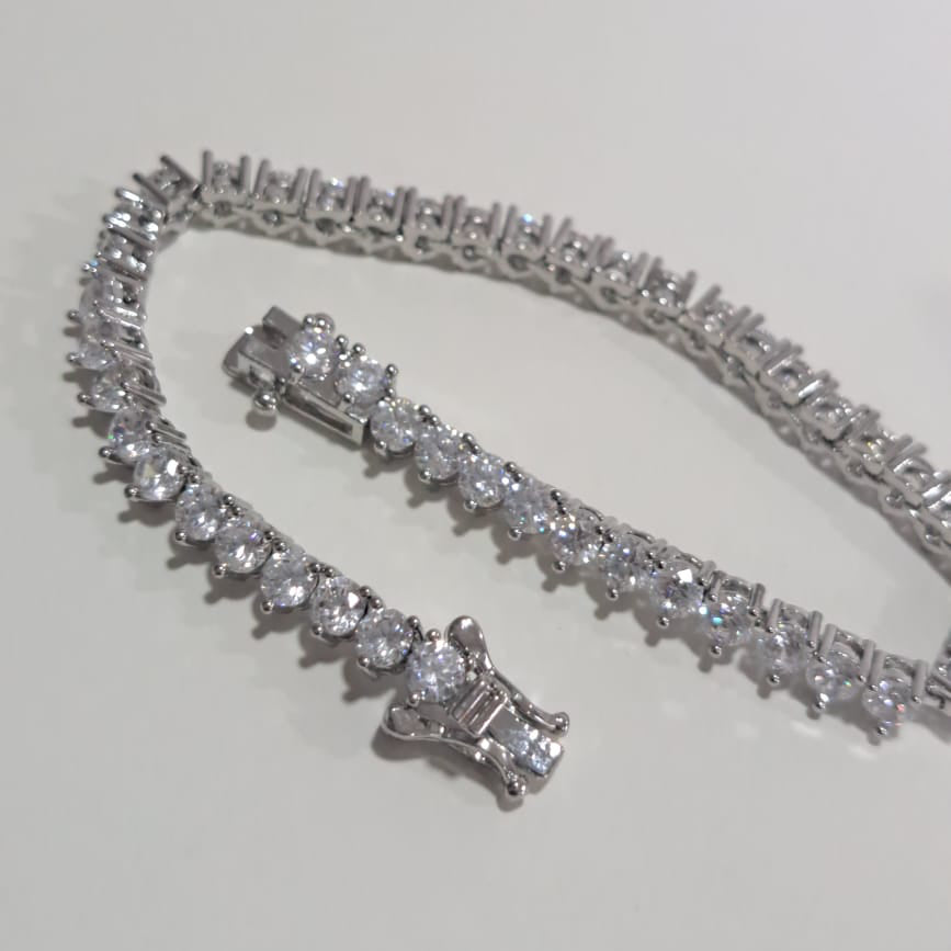 Pulseira Riviera 3 P Ródio