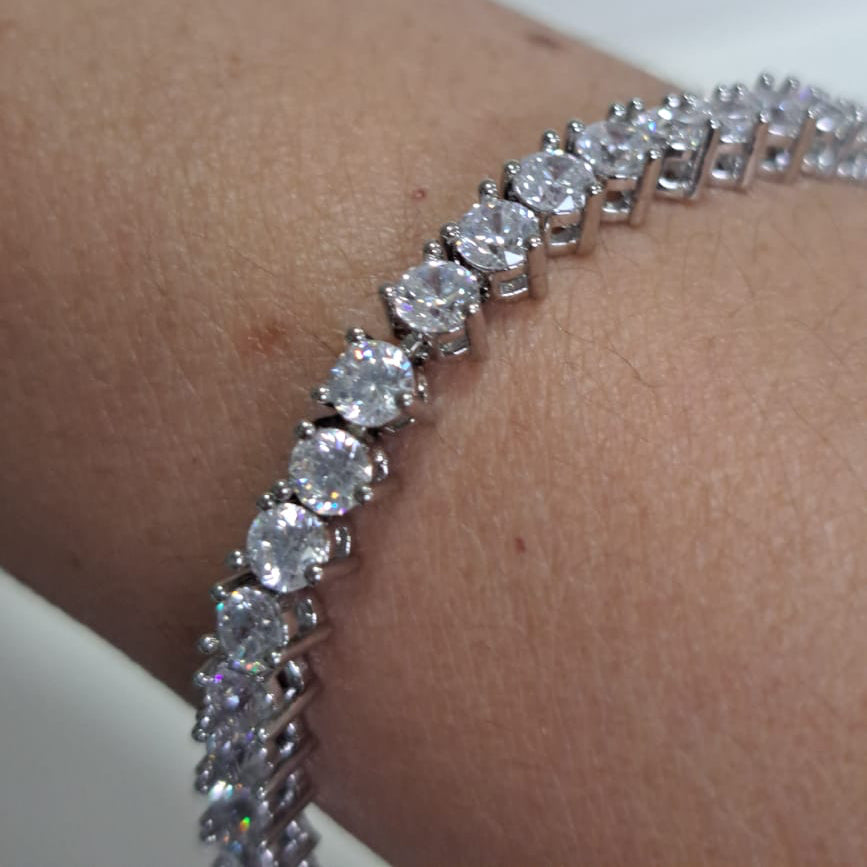 Pulseira Riviera 3 P Ródio