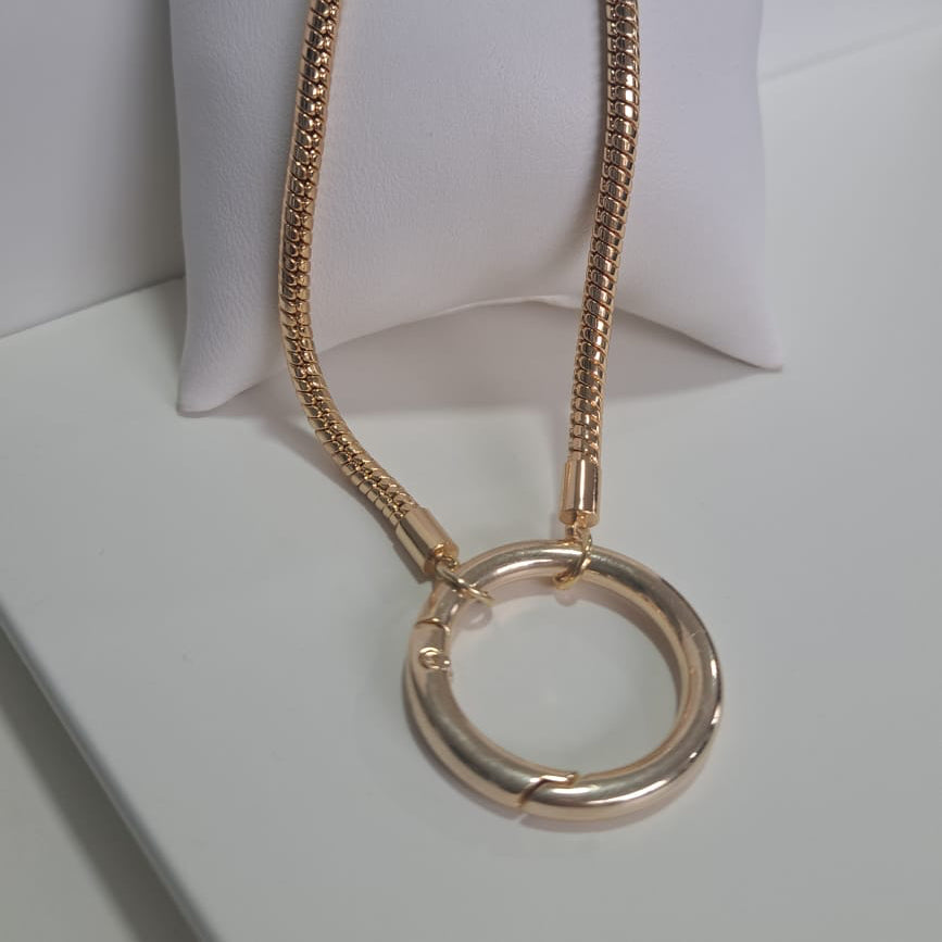 Colar Fecho Argola Dourado