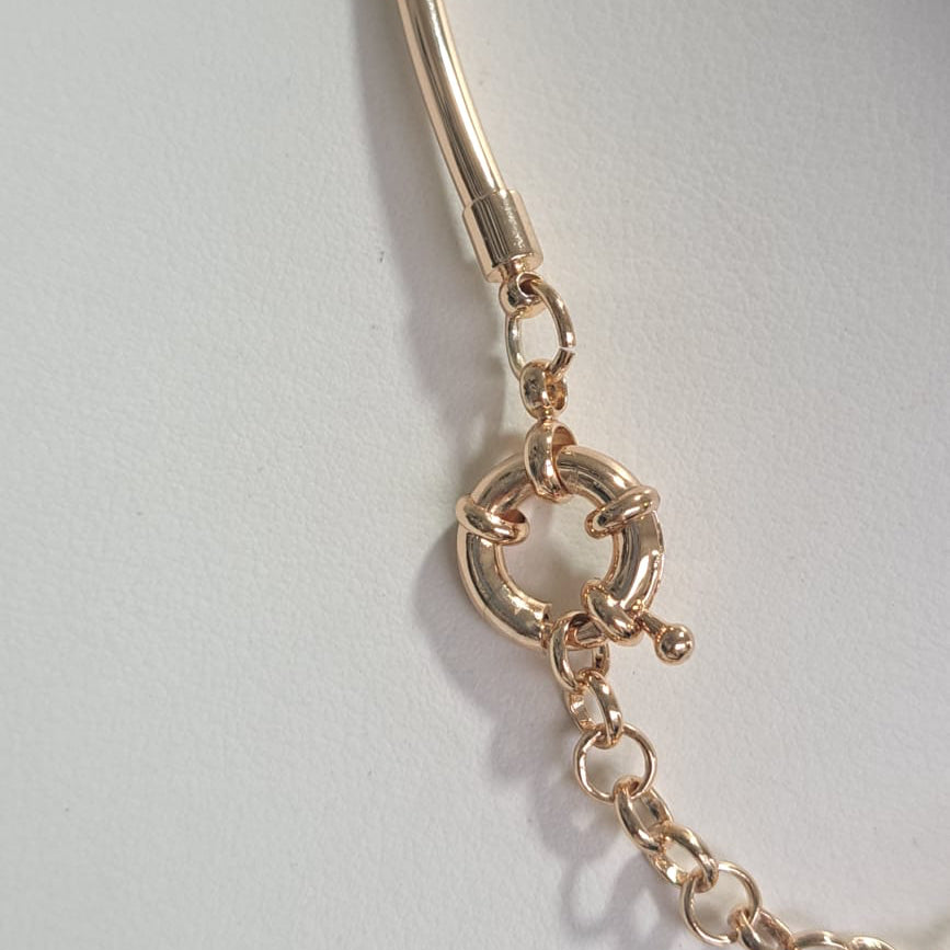 Choker Aro Rosê Boia