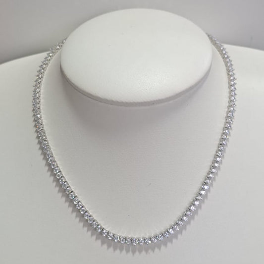 Colar Riviera 3P Ródio