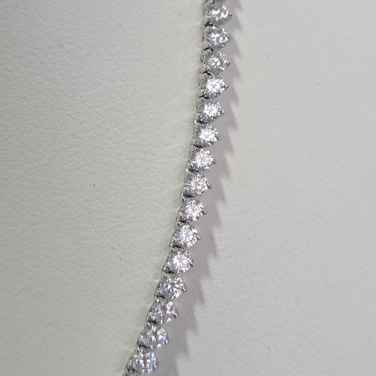 Colar Riviera 3P Ródio