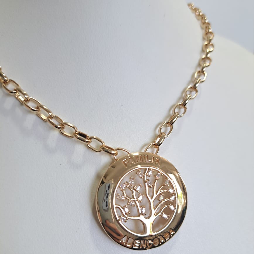 Colar Árvore da Vida Dourado