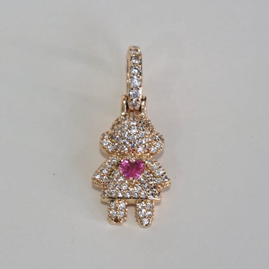 Pingente Filhos Cravejado Menina