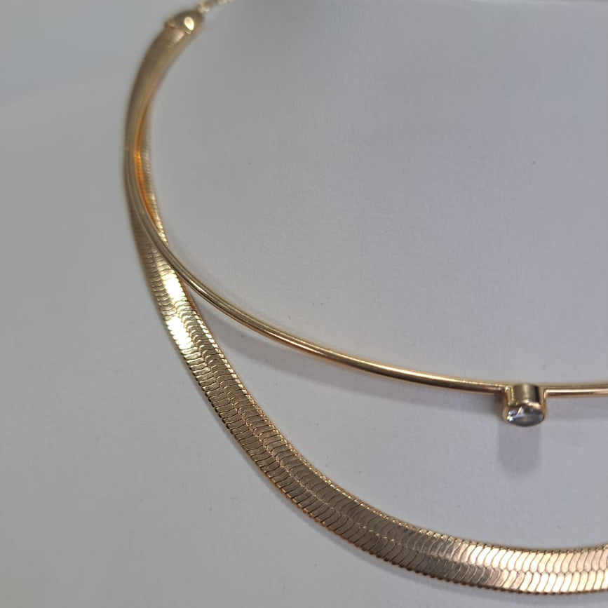 Chocker Snaker Laminada Dupla