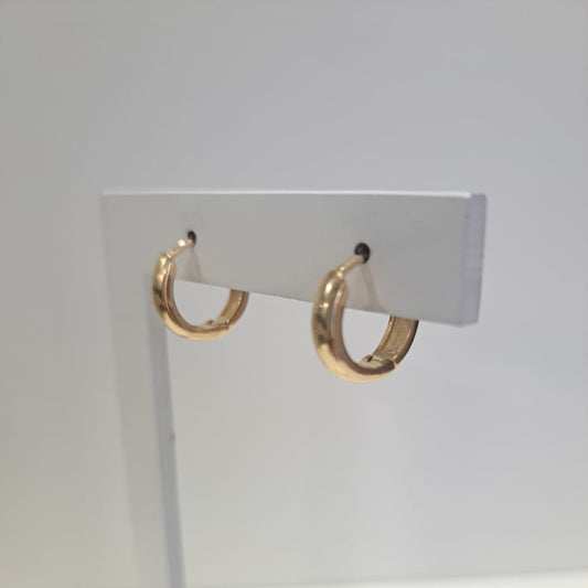 Brinco Argola Click P Dourado