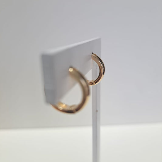 Brinco Argola Click P Dourado