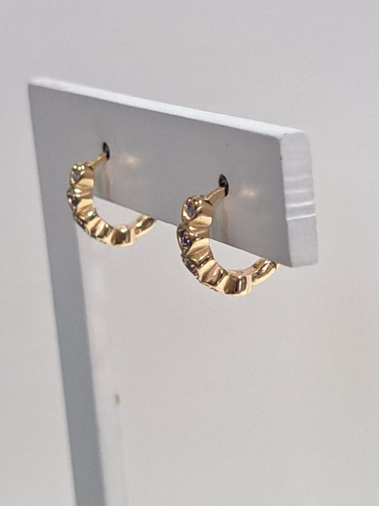 Brinco Baby Argola Colors Dourado