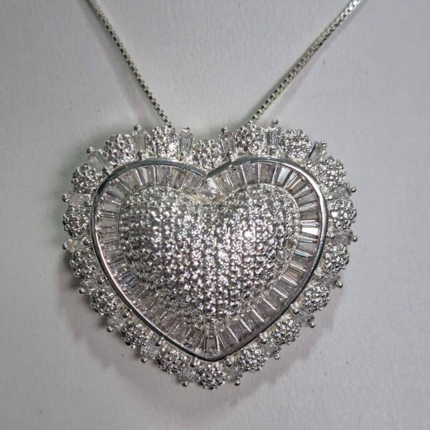 Colar Queen Zircônias PL