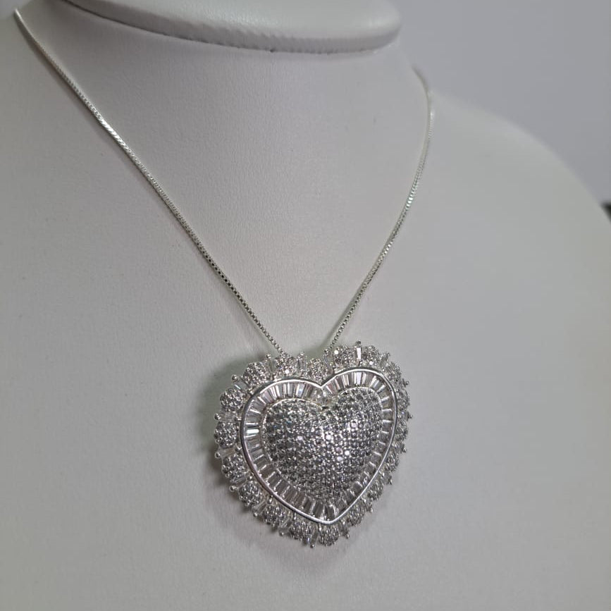 Colar Queen Zircônias PL