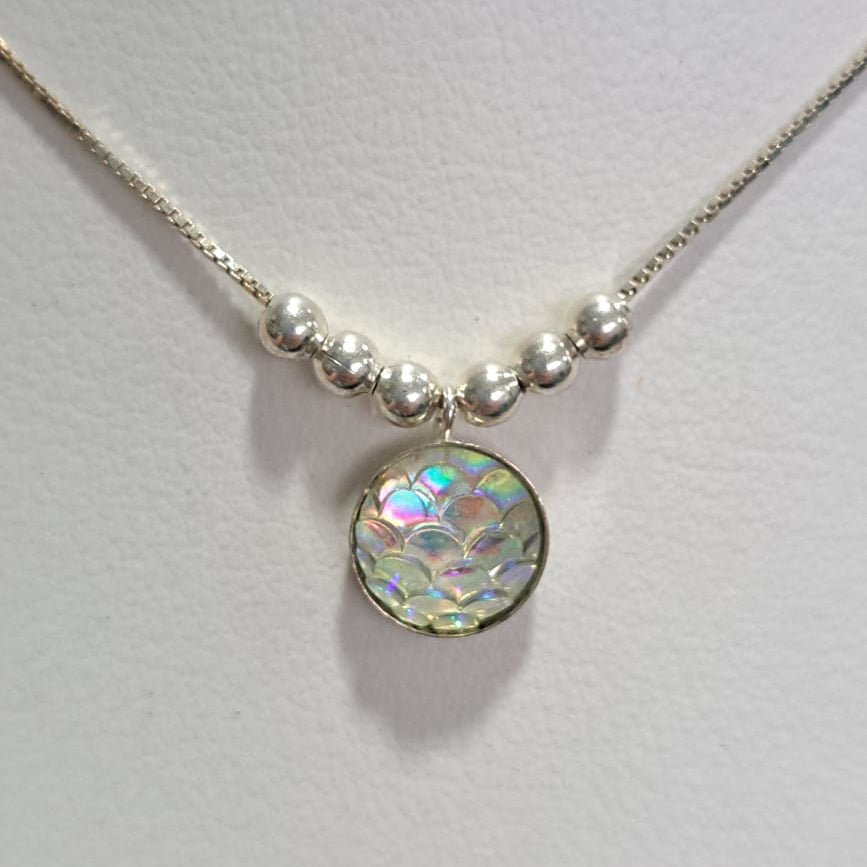 Colar Prata Sereia Madrepérola