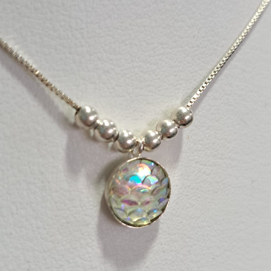 Colar Prata Sereia Madrepérola