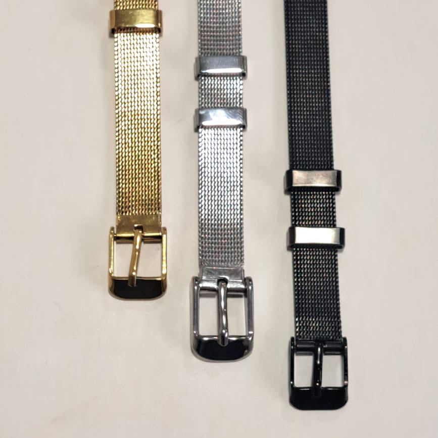 Pulseira Aço Fivela Prata