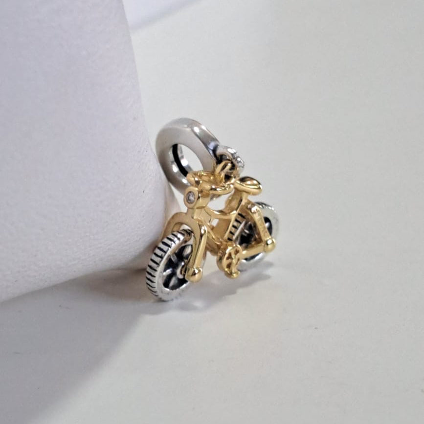 Berloque Coleção Dora Bicicleta Amarelo