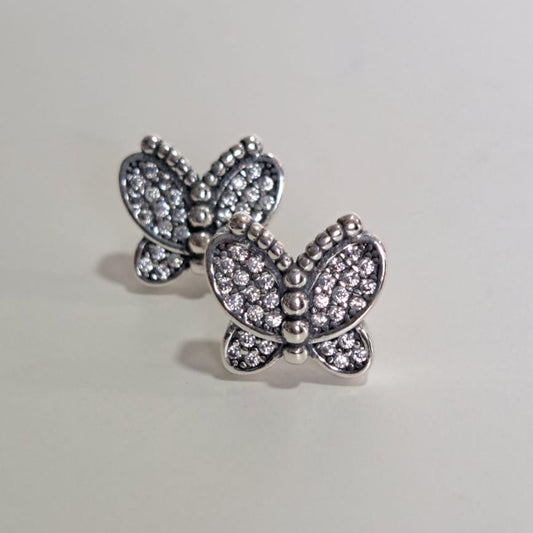 Brinco Coleção Dora Borboleta Cravejado