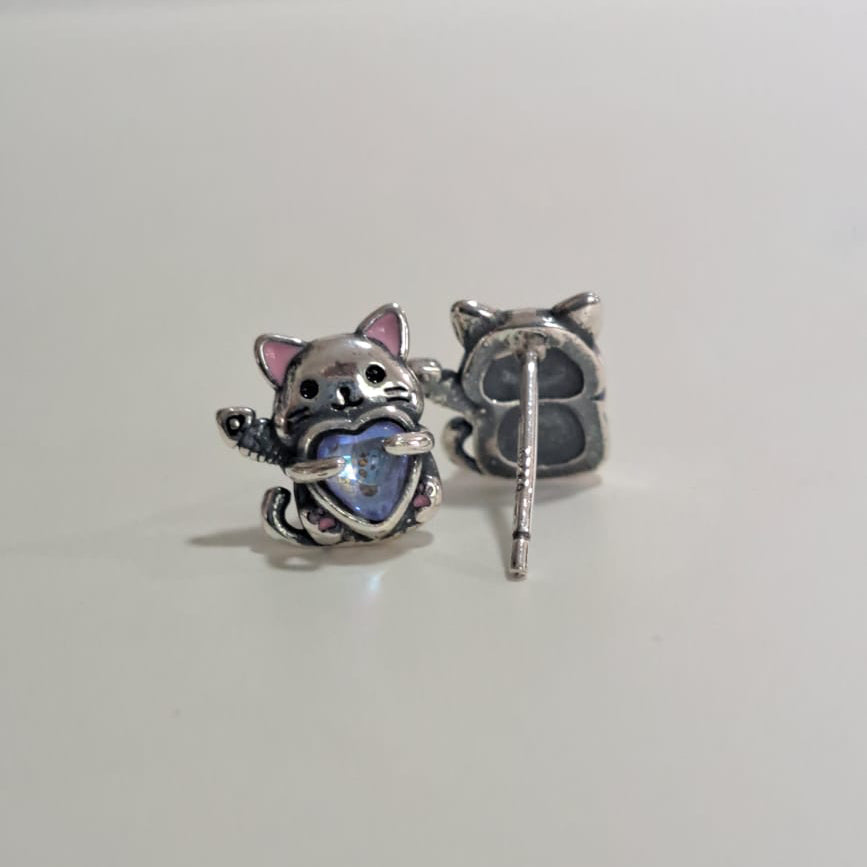 Brinco Coleção Dora Gato Coração