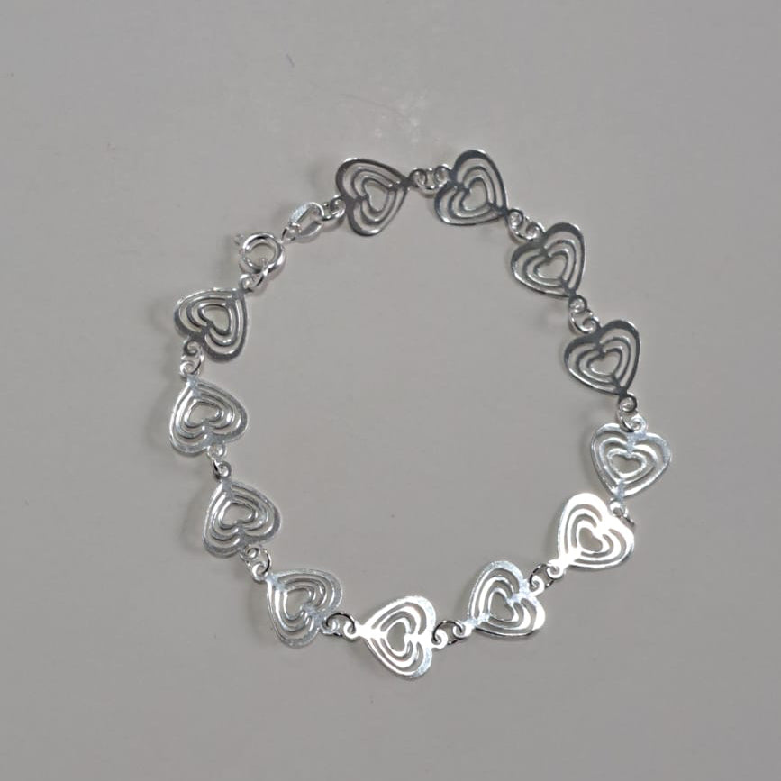 Pulseira Coleção Dora Coração Chapa