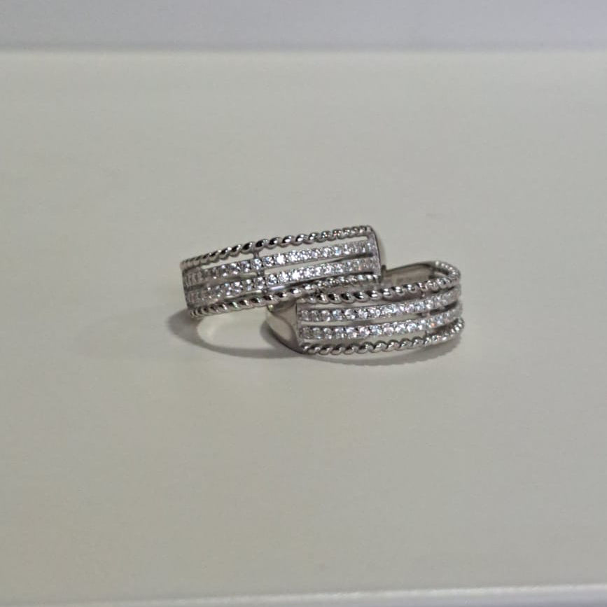 Anel Coleção Dora Aparador Cravejado