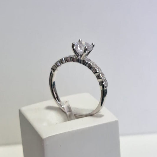 Anel Coleção Dora Aparador Cravejado Solit