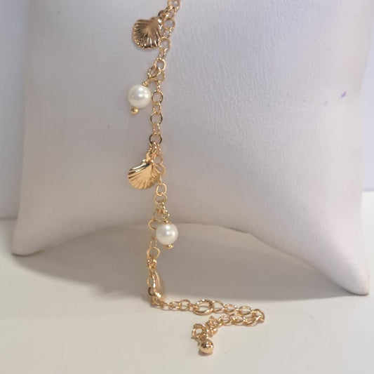 Pulseira Concha Pérola CD