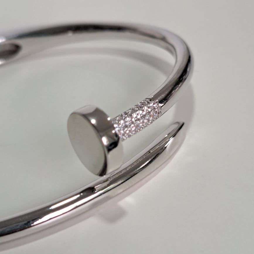 Bracelete Prego  Cravejado