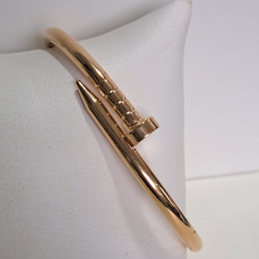 Bracelete Prego Click Dourado