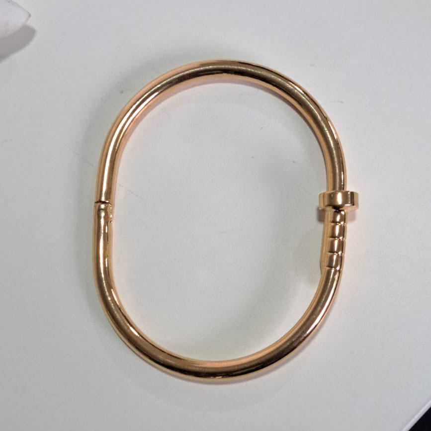 Bracelete Prego Click Dourado