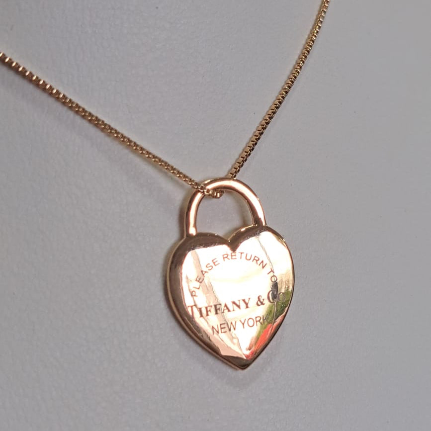 Colar Veneziana Coração T CD