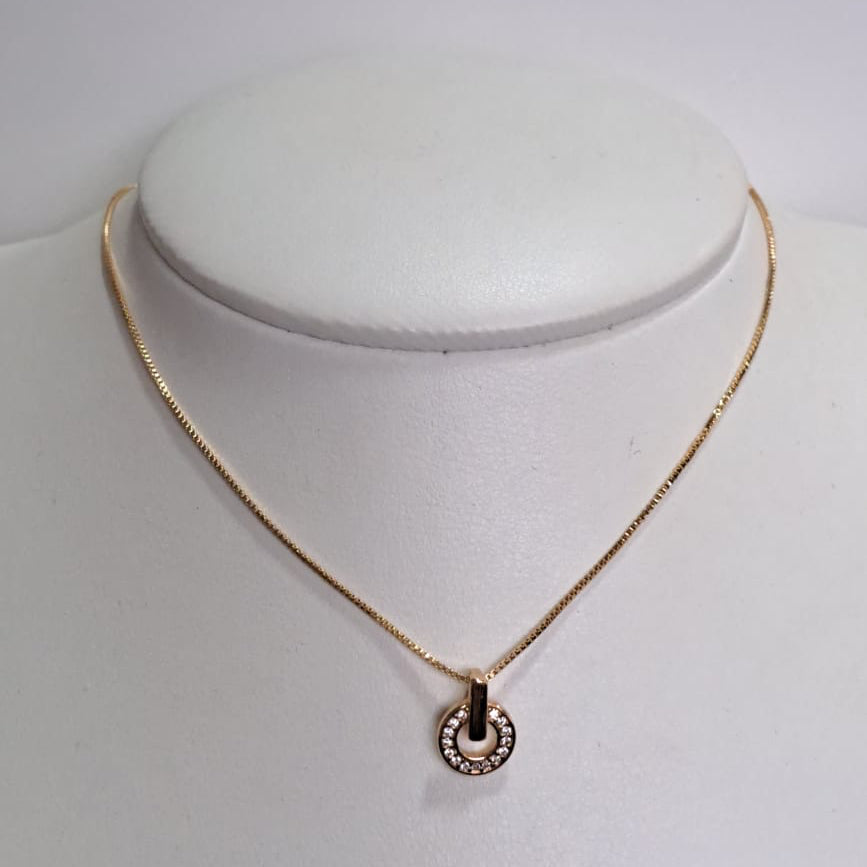 Colar Veneziana Elo Cravejado