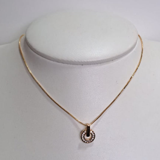 Colar Veneziana Elo Cravejado