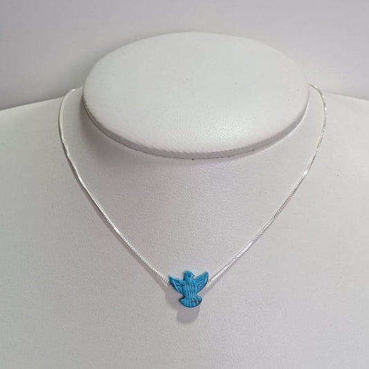 Colar Espírito Santo Azul Turquesa